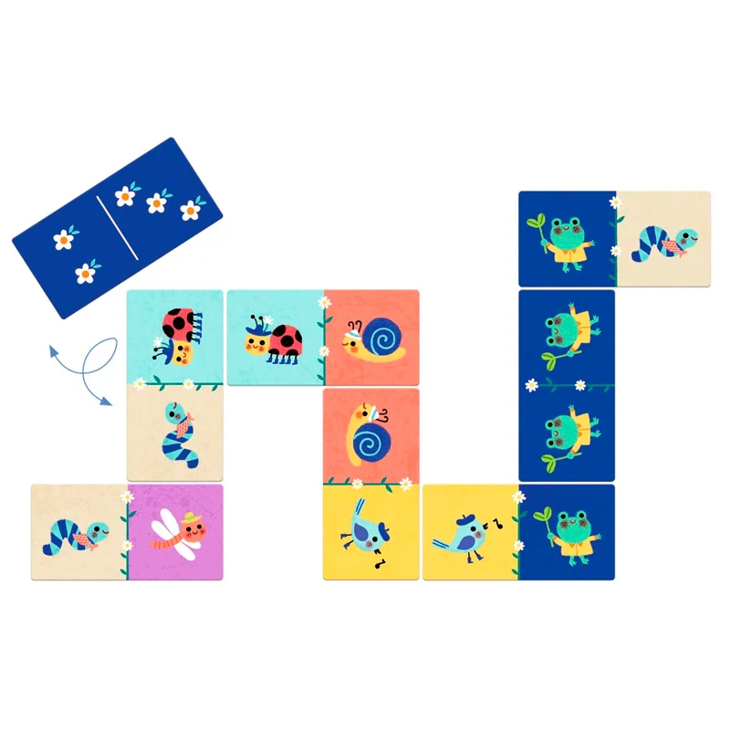 Djeco lærespil, Domino Små dyr