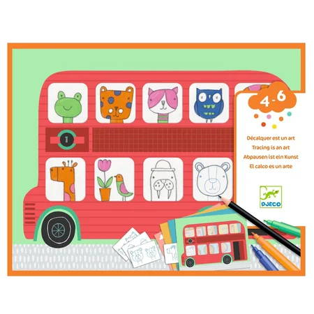 Djeco Kreativ tegning, Tegn efter er en kunst