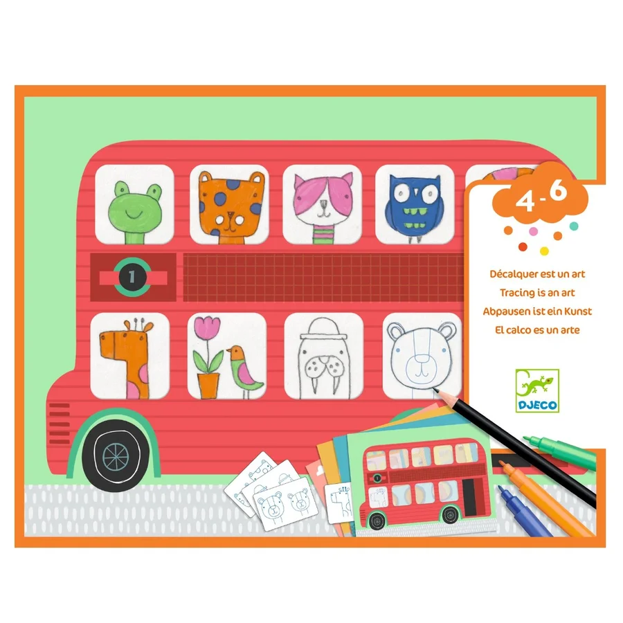 Djeco Kreativ tegning, Tegn efter er en kunst