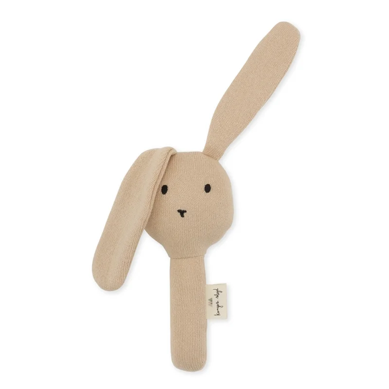 Konges Sløjd kanin rangle, Ivory Cream