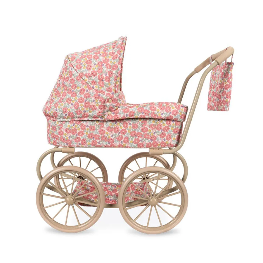 Konges Sløjd Minnie dukkevogn, rose anglaise