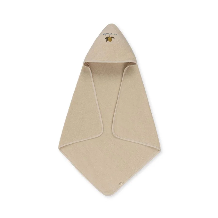 Konges Sløjd Terry håndklæde m broderi, lemon