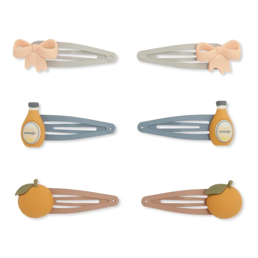 Konges Sløjd 3-pak hårspænder, Orangerie