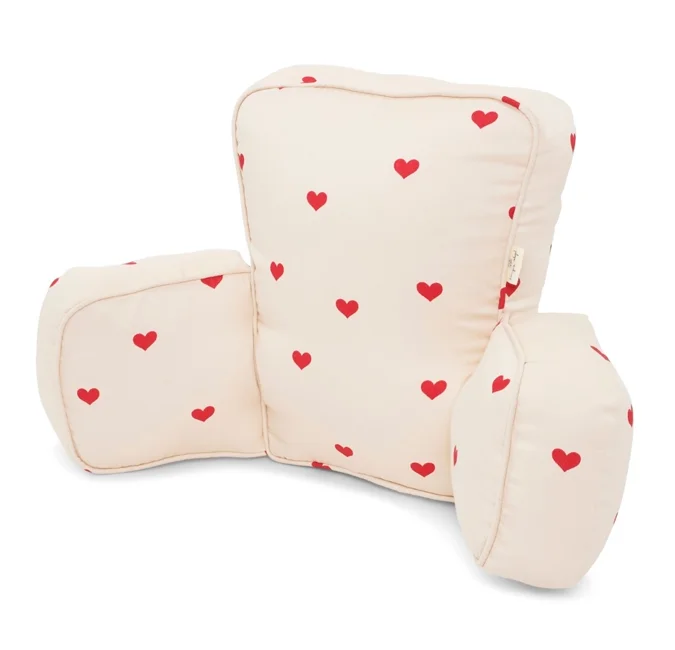 Konges Sløjd barnevognspude Deux, Amour Rouge