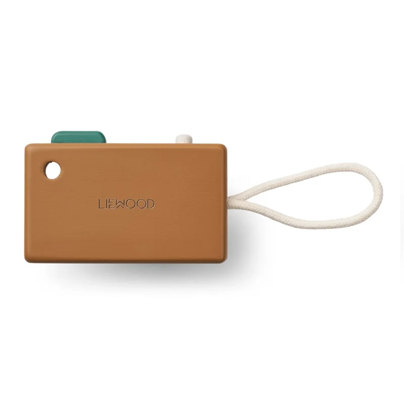 Liewood kamera i træ, Golden Caramel multi