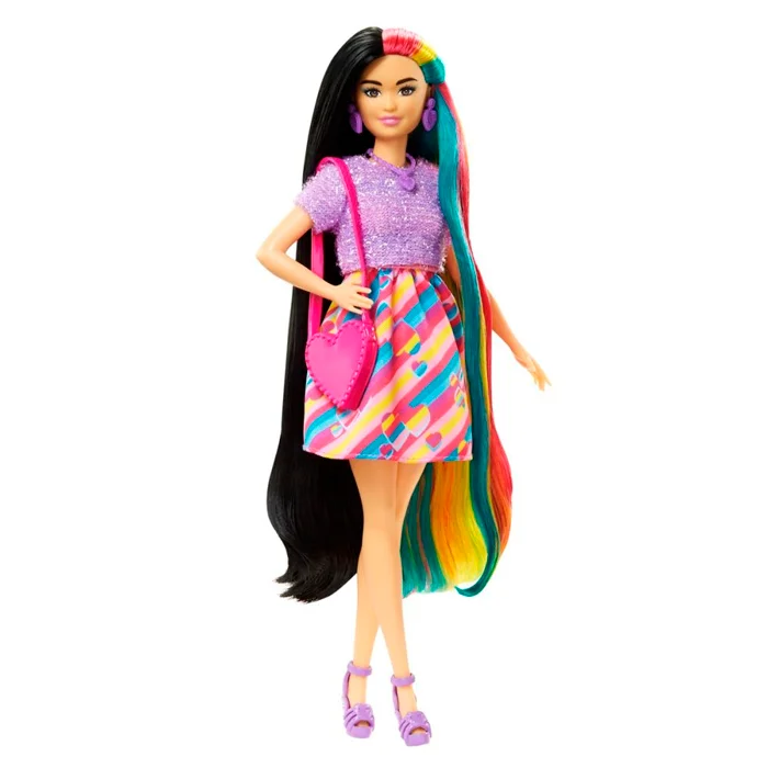 Barbie Totally Hair, kjole m. hjerter