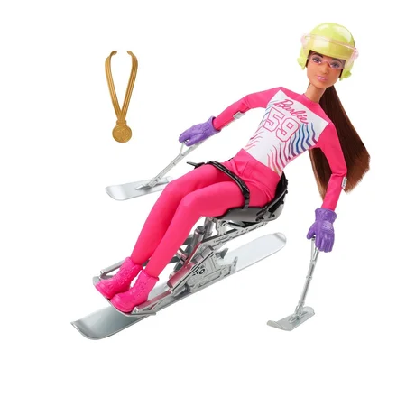Barbie vintersport dukke, para-alpin