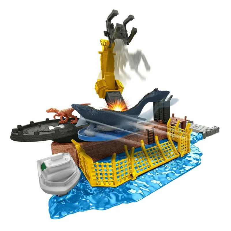Jurassic World legesæt m. mini figurer, Mosasaurus Mayhem