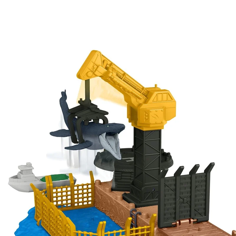 Jurassic World legesæt m. mini figurer, Mosasaurus Mayhem