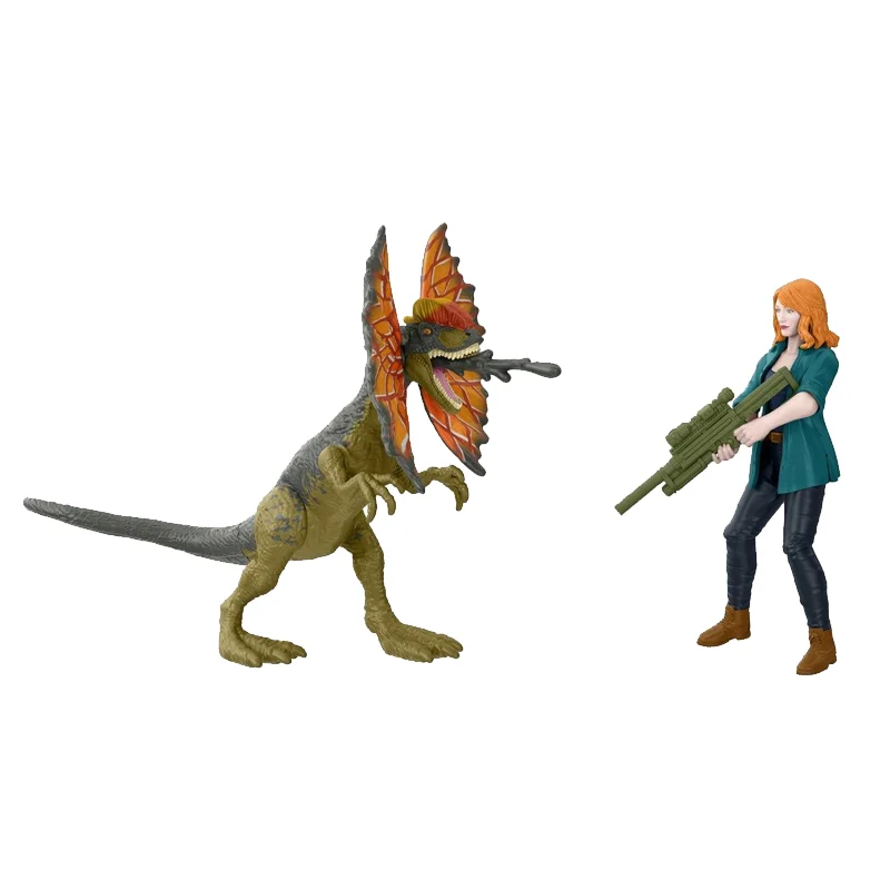 Jurassic World Claire og Dilophosaurus