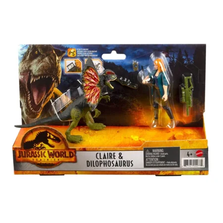 Jurassic World Claire og Dilophosaurus