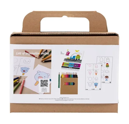 Mini DIY kit tegning, søde sager