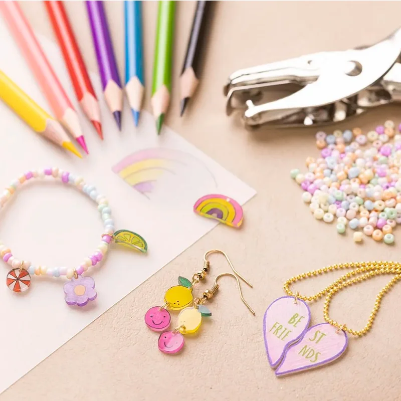 DIY mix krympeplast, smykker