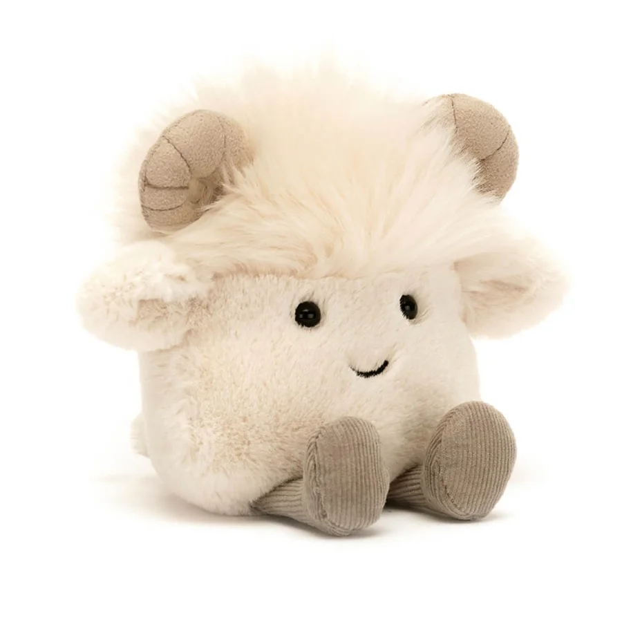 Jellycat Amuseabean vædder 10 cm