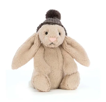 Jellycat Bashful kanin, Beige m/hue 18 cm
