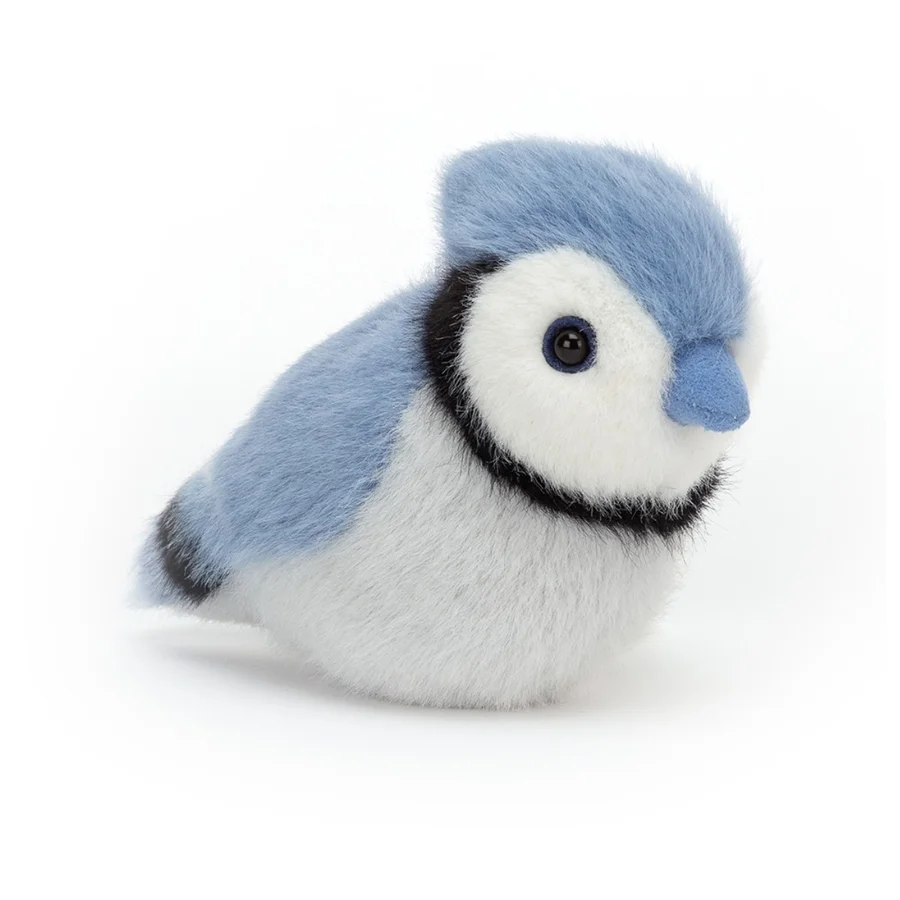 Jellycat Garden Birdling Blå skovskade, 10 cm