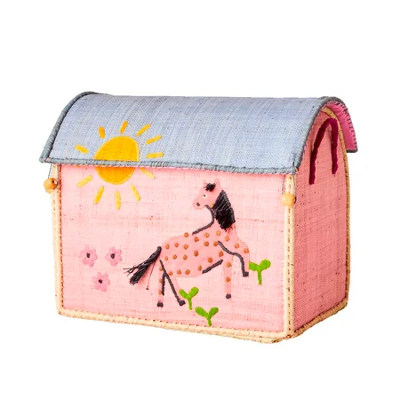 Rice opbevaringskurv, Bondegårdsdyr - lille