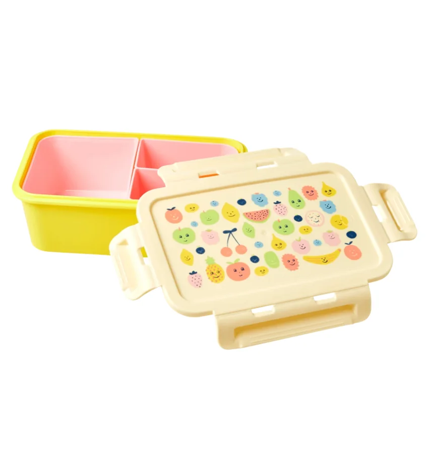 Rice madkasse, frugter - gul