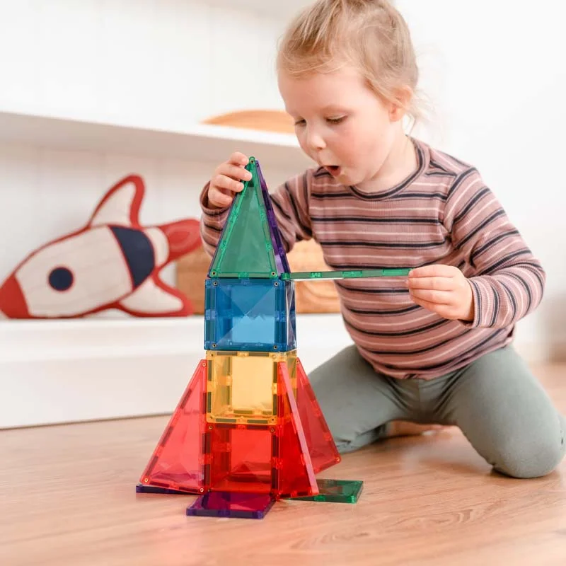 Connetix byggemagneter, Starter Pack - 62 dele