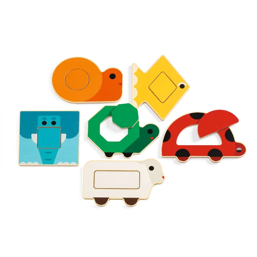 Djeco DuoBasic pusledyr