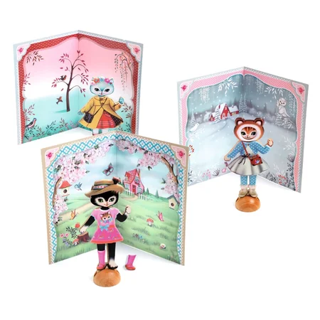 Djeco Kreativ collage, Den lille garderobe