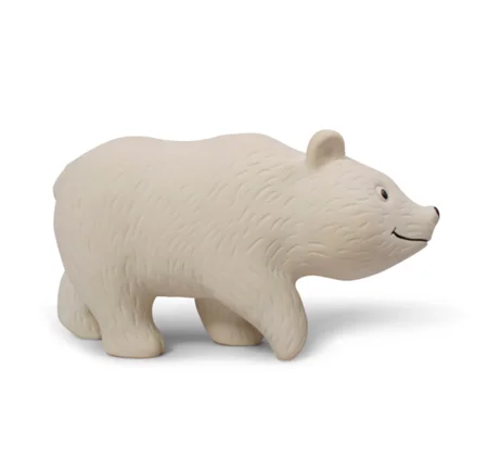 Filibabba bidedyr i naturgummi isbjørnen Polly