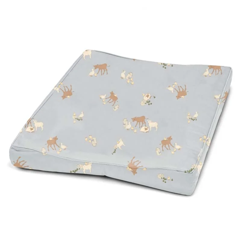 Konges sløjd puslepude, Farm blue