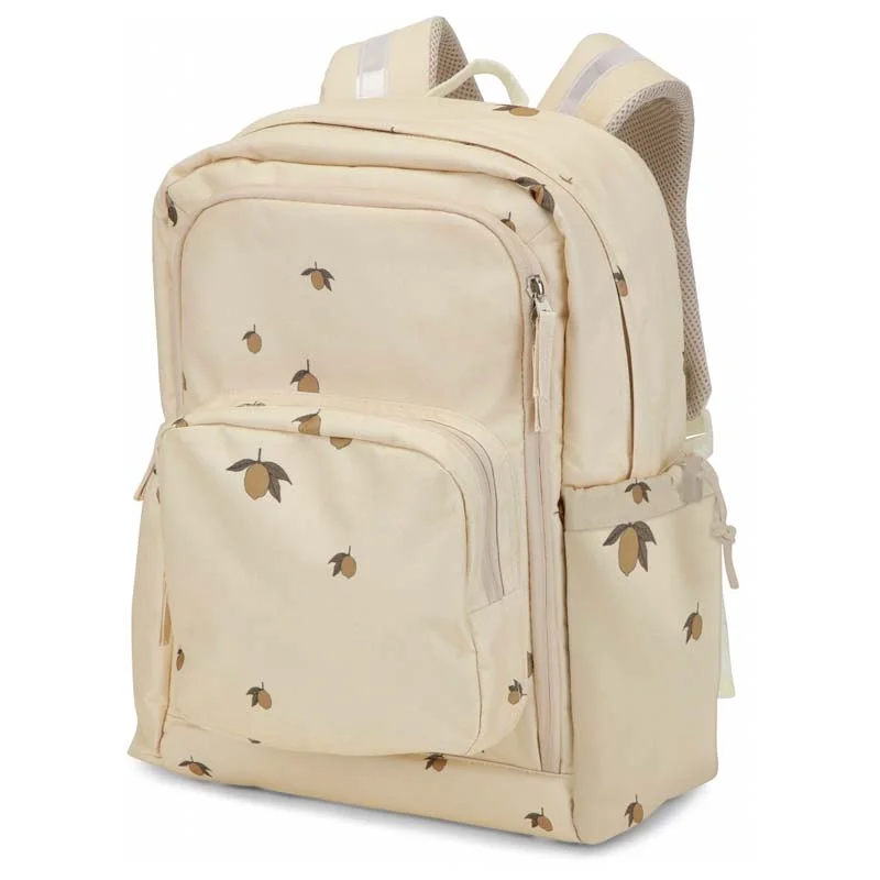 Konges Sløjd Nush skoletaske, lemon