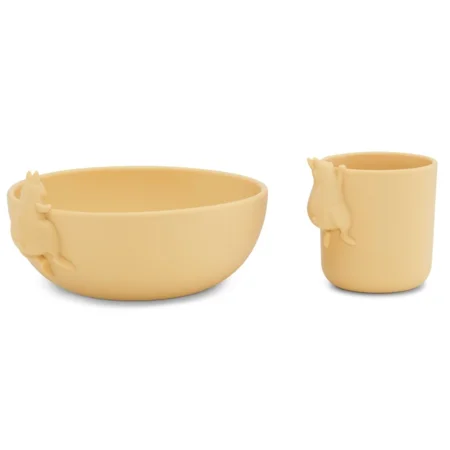 Konges Sløjd Bunny kop og skål, Limonade