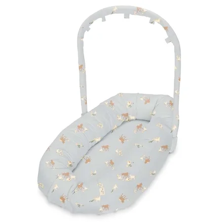 Konges Sløjd baby nest m.bøjle, farm blue