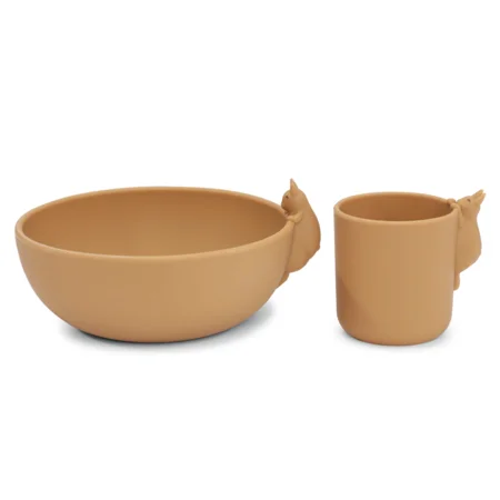 Konges Sløjd kanin spisesæt, Almond