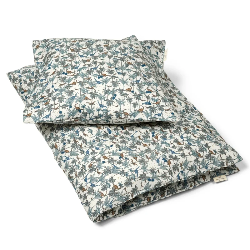 Konges Sløjd Voksen Sengetøj, Dino Blue
