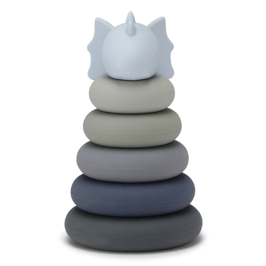 Konges Sløjd stabeltårn, Drage - Light blue