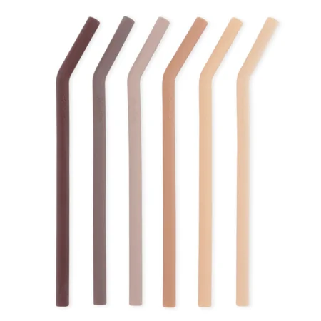 Konges Sløjd Silikone Sugerør, Lilac Mix