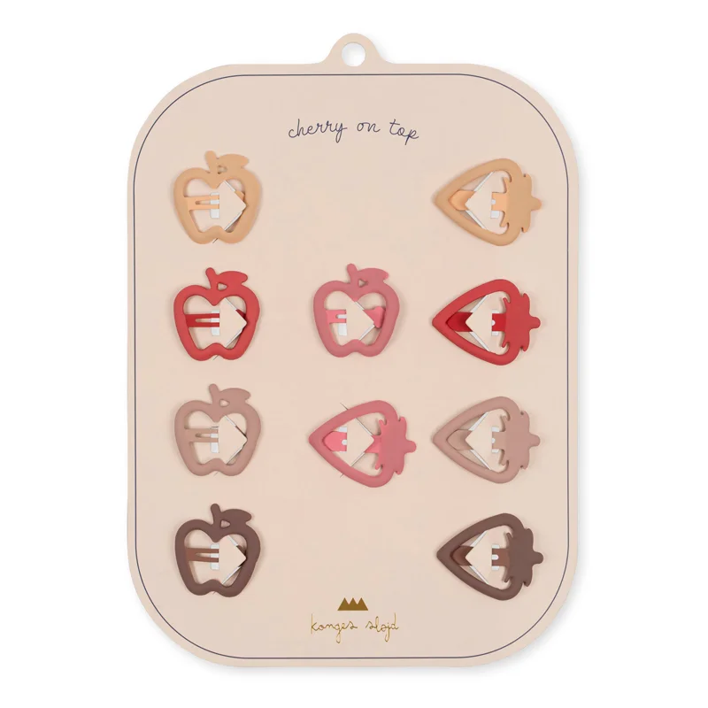 Konges Sløjd 10-pak Junior Hårspænder mix, Fruit