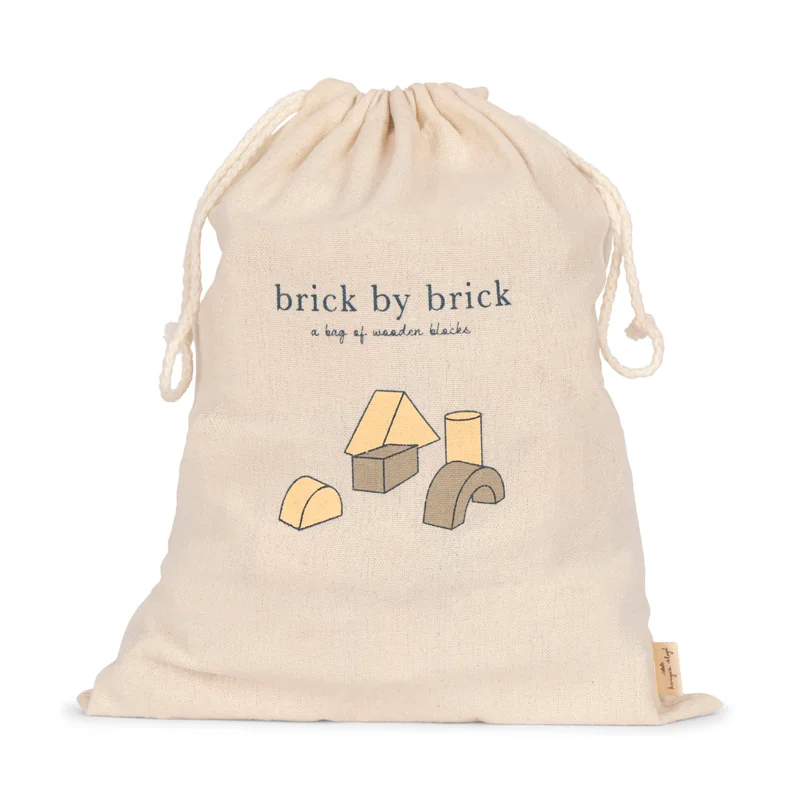 Konges Sløjd A Bag Of Blocks, Træklodser, Multi