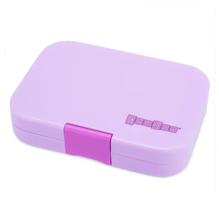 Yumbox Panino madkasse m 4 rum, Lulu purple-paris t'aime tray