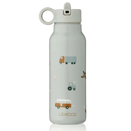 Liewood vandflaske 350 ml, Vehicles/dove blue