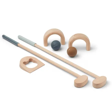 Liewood golf sæt i træ, Dusty Mint/Garden Green