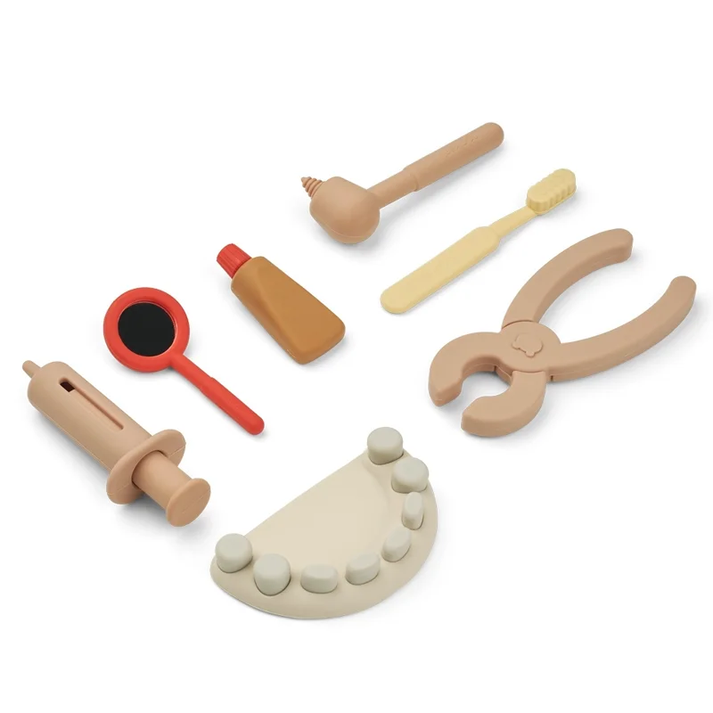 Liewood tandlæge sæt, Rose Multi