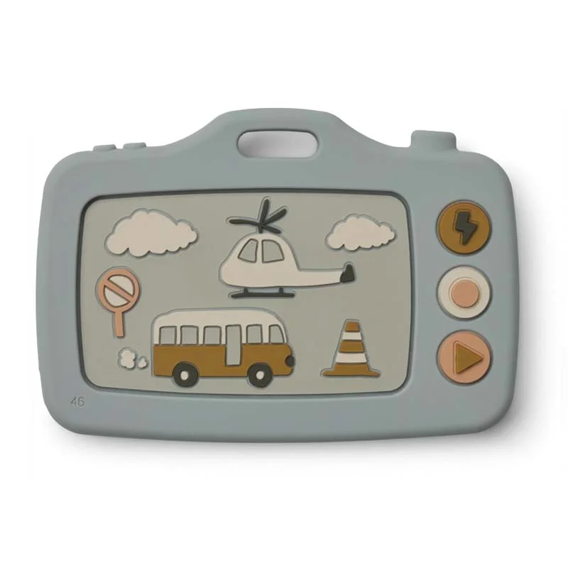 Liewood kamera bidelegetøj, Vehicles/Dove blue