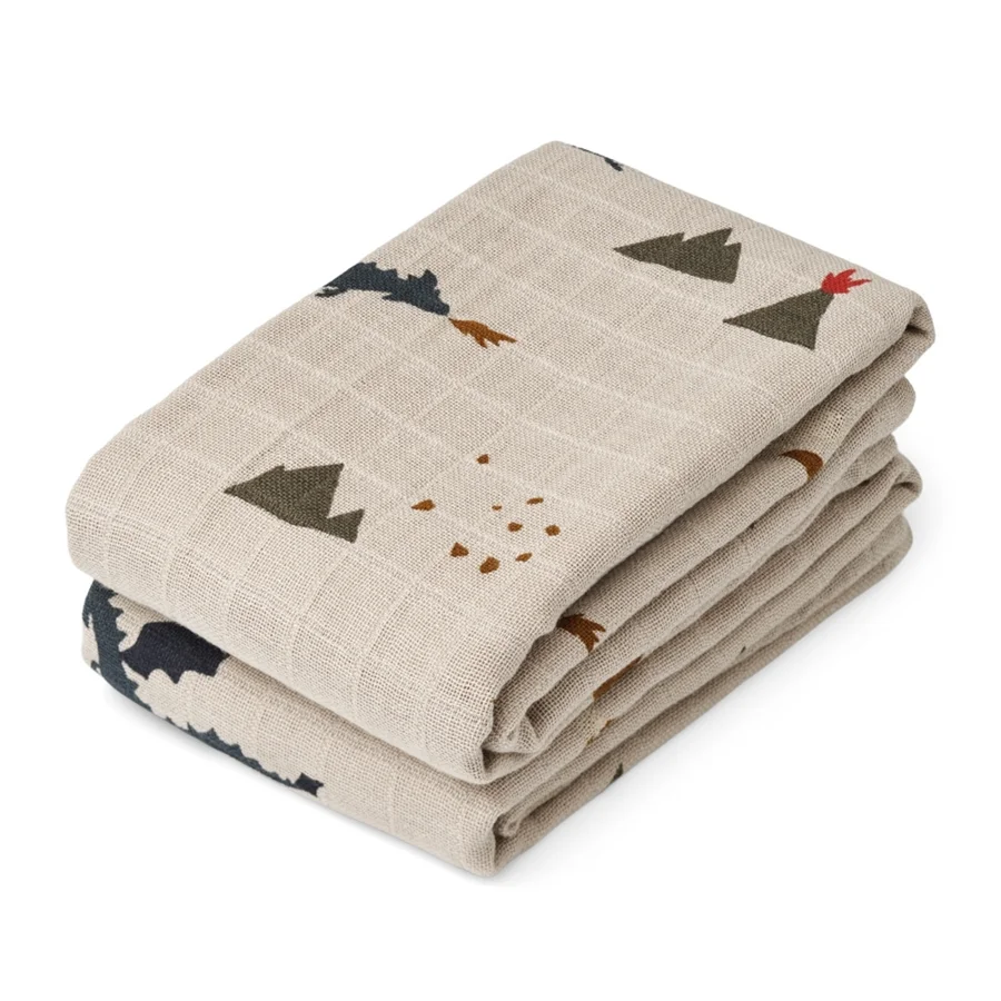 Liewood 2-pak stofbleer, Little dragon 