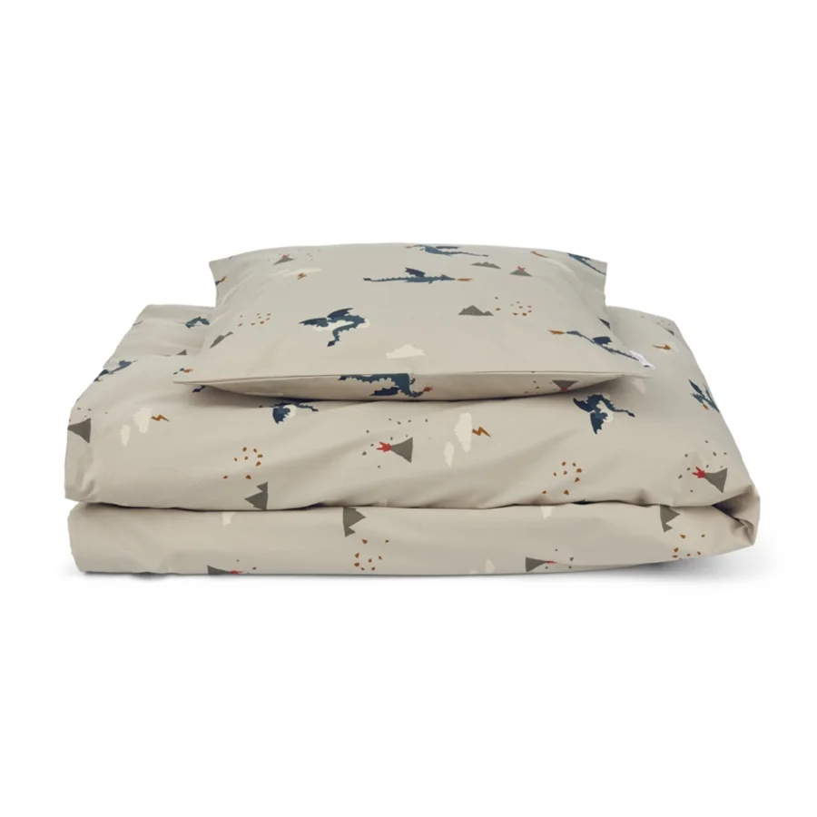 Liewood baby sengetøj, Little dragon - Dark sandy 