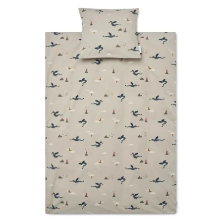 Liewood baby sengetøj, Little dragon - Dark sandy 