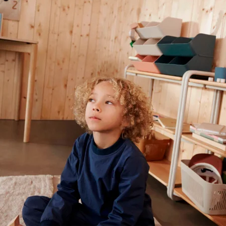 Liewood 2 opbevaringskasser M, dove blue