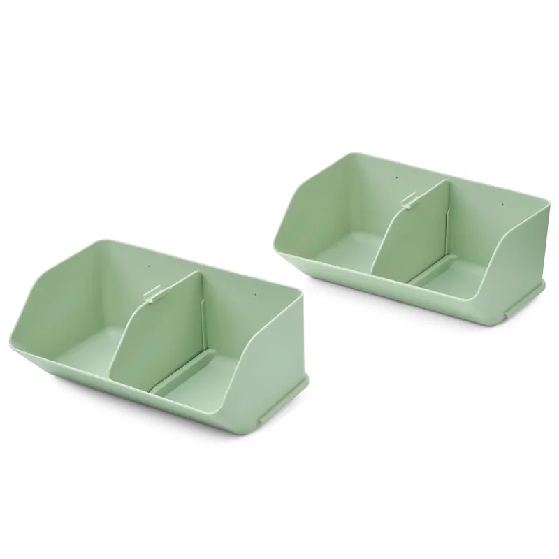 Liewood 2 opbevaringskasser M, dove blue