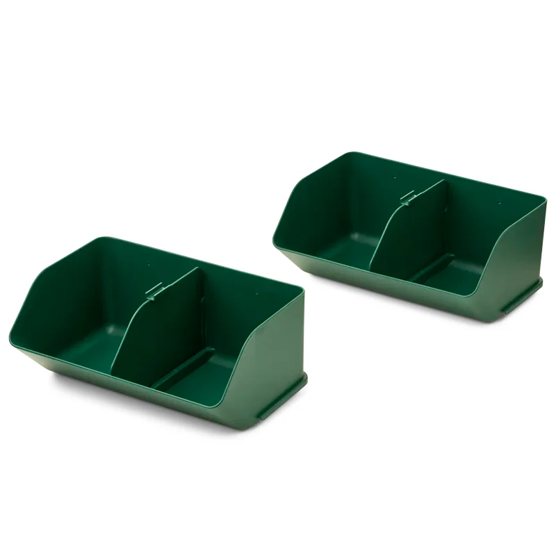 Liewood 2 opbevaringskasser M, garden green