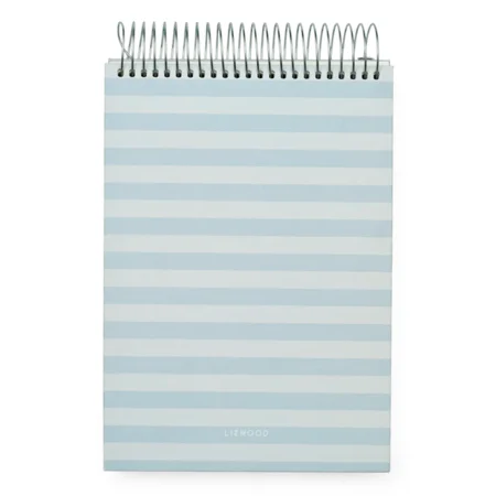 Liewood skitseblok, stripe sea blue/sandy