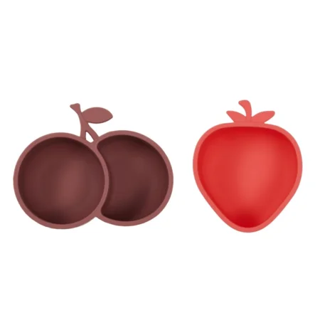 OYOY Yummy snackskåle, jordbær og kirsebær