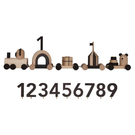 OYOY Otti fødselsdagstog, nature/dark